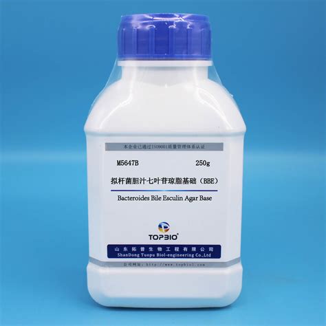 拟杆菌胆汁七叶苷琼脂基础（bbe）bacteroides Bile Esculin Agar Base 脆弱拟杆菌拟杆菌属 山东拓普生物