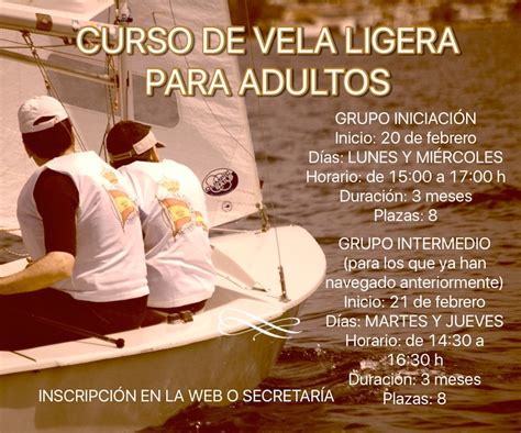 Curso De Vela Ligera Para Adultos Real Club Mediterraneo Real Club