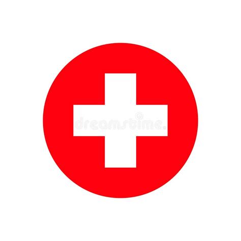 Red Hospital With Cross Stock Illustration Illustration Of Care 22969532