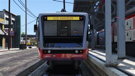 Los Angeles Metro Train Livery Gta5