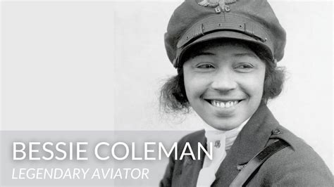 Legendary Aviators Bessie Coleman Youtube