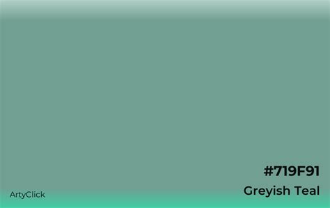 Greyish Teal Color | ArtyClick