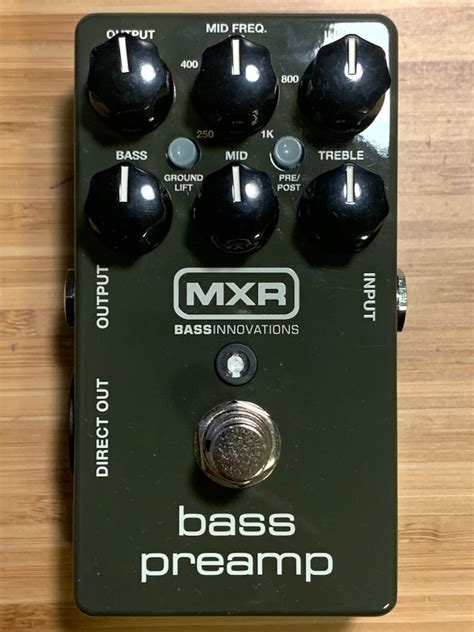 M81 Bass Preamp Mxr M81 Bass Preamp Audiofanzine