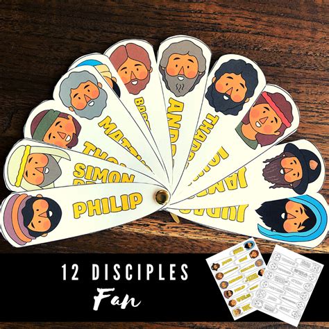 12 Disciples Printable Craft