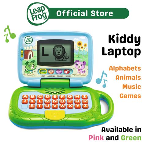 Leapfrog My Own Leaptop Green And Pink Children Kids Portable Laptop