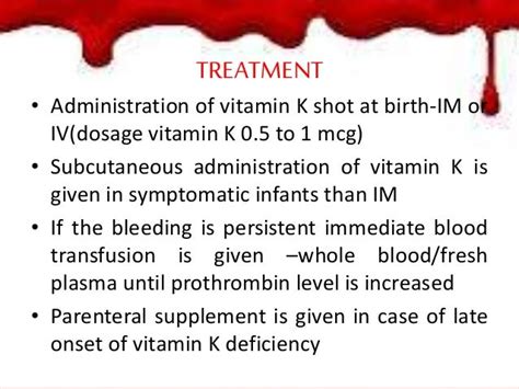 Vitamin k deficiency of newborn