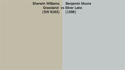 Sherwin Williams Grassland Sw 6163 Vs Benjamin Moore Silver Lake