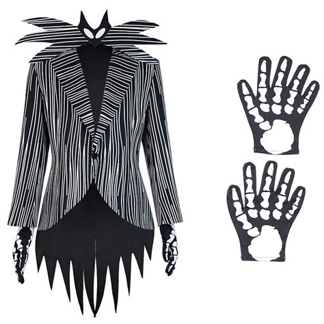 Halloween Jack Cosplay Costume Adult Mens Coat Suits Carnival Party Co ...