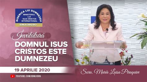 Învătătură Domnul Isus Cristos este Dumnezeu Sora Maria Luisa 19