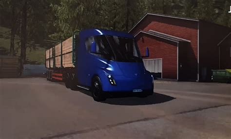 Euro Truck Simulator 2 1 34 TESLA Yarım Tır Modu Yeni İndir Nisan 2019