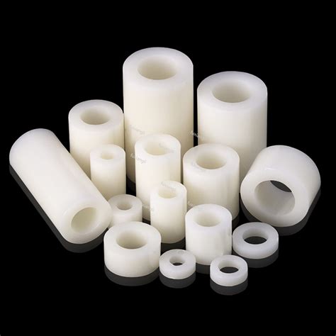 M3 M4 M5 M6 M8 M10 M12 Plastic Spacers Standoff White Round Washers Abs Casing Ebay