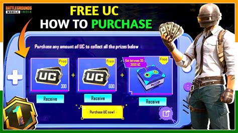 HOW TO PURCHASE FREE UC IN BGMI HOW TO GET UC OFFER IN BGMI BGMI UC