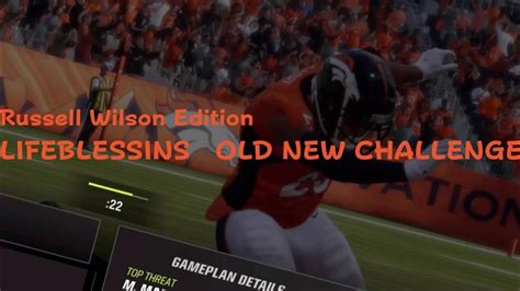 Madden 23 Old New Challenge With Russel Wilson Playing With Your Fav