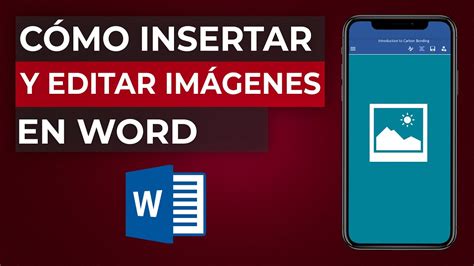 Cómo Insertar Y Editar ImÁgenes En Word Paso A Paso Youtube