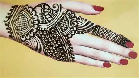 Stylish Back Hand Mehndi Designs Piche Hath Ki Mehandi Simple