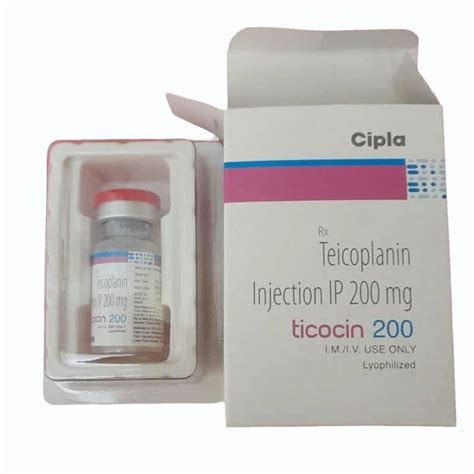 200mg Teicoplanin Injection IP At Rs 900 Vial Teicoplanin Injection