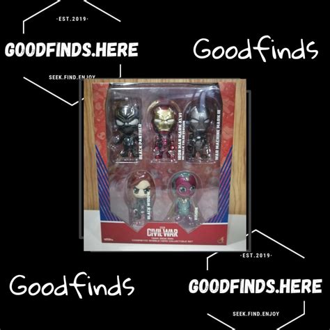 Hot Toys Cosbaby Captain America Civil War Team Iron Man Hobbies