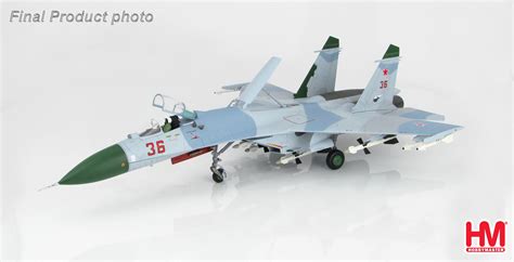 Su Flanker B Early Type Red Russian Air Force Hobbymaster