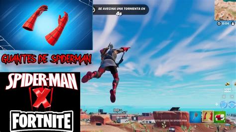 LOS NUEVO GUANTES DE SPIDERMAN FORTNITE CAPITULO 3 YouTube