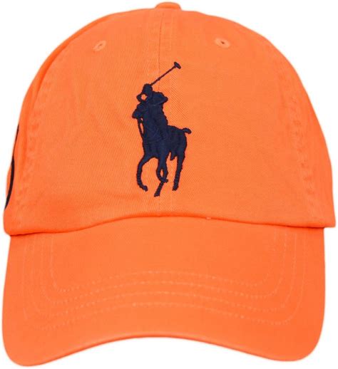 Ralph Lauren Mens Baseball Cap Orange One Size Uk Clothing