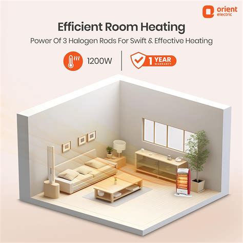 Buy Orient Durahot Watts Heating Rods Halogen Room Heater