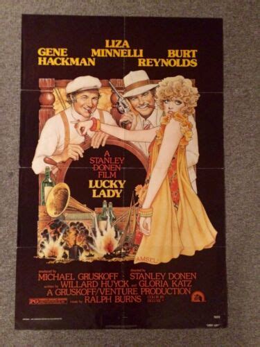 Lucky Lady Original Movie Poster Liza Minnelli Burt Reynolds Art