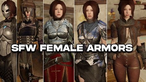 10 Female Armor Mods Sfwlore Friendly Skyrim Seae Mods Youtube