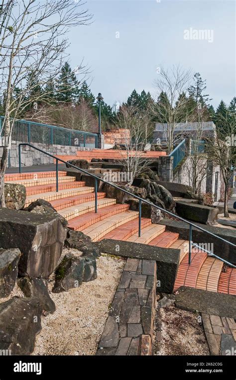 Les Aucoin Plaza In Washington Parks World Forestry Center In Portland