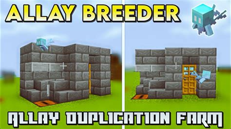 Allay Breeder In Minecraft Pebedrockjava 119 Allay Duplication