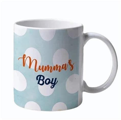 White Base Color Printed Mother S Day Gift Ceramic Mug For Gifting