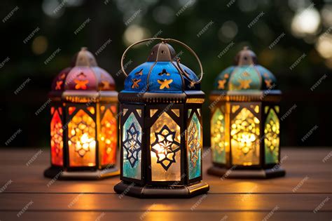 premium photo illuminating traditions ramadan lanterns
