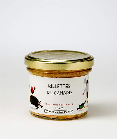 Les Foies Gras Du Ried Rillettes De Canard 90G