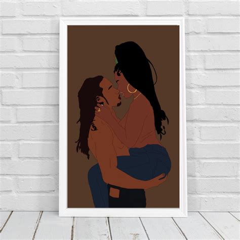 Black Love Art Black Love Wall Art Black Couples Wall Art - Etsy