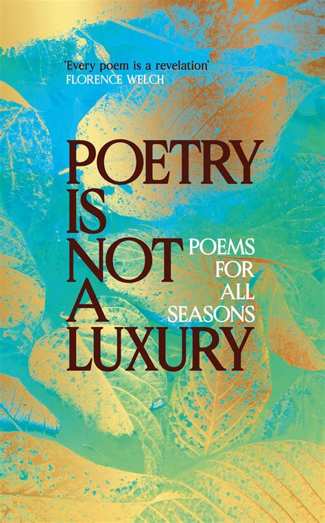Poetry Is Not a Luxury | Book by Anonymous | Official Publisher Page