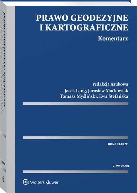 Prawo geodezyjne i kartograficzne Komentarz 2018 książka ebook PDF