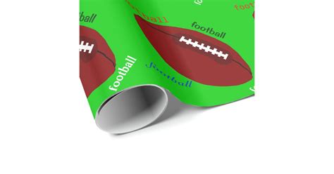 Football Wrapping Paper | Zazzle