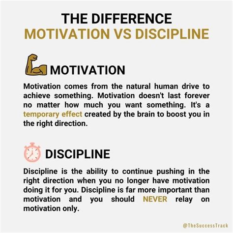 The Difference Motivation Vs Discipline In 2022 Discipline Quotes