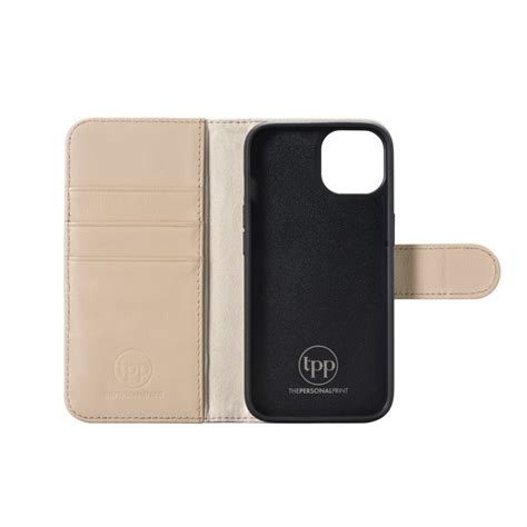 IPhone 14 Leather Wallet Case Nude Fone Express