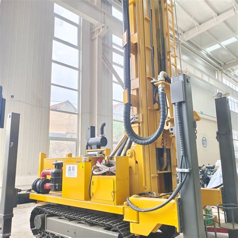 Rock Water Well Hydraulic Crawler Mounted Borehole Water Drilling Rig