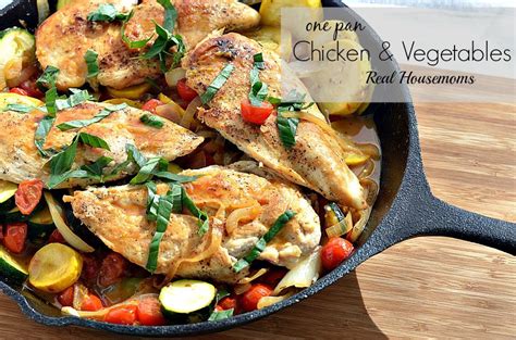 One Pan Chicken And Vegetables ⋆ Real Housemoms