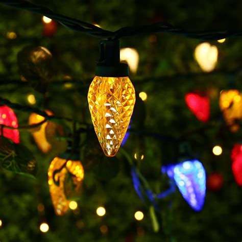 Brizled Faceted C Led Christmas Lights Led Ft Fairy Decorative