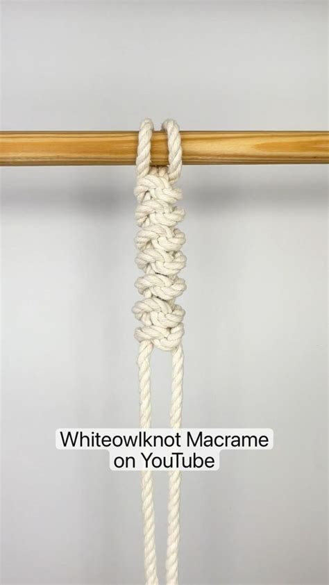 Macrame Braids Tutorials Whiteowlknot Macrame On Youtube Diy Macrame