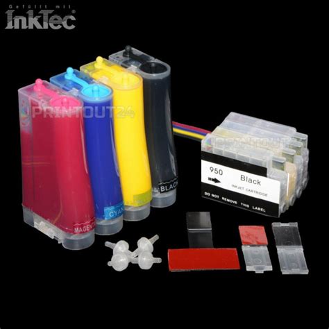 CISS Tinte refill ink Nachfülltinte Nachfüllset quick fill für HP 950 951