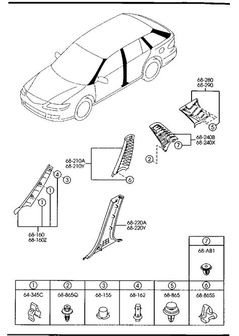 Gj6a 68 170b77 Trimlapillar Mazda Yoshiparts