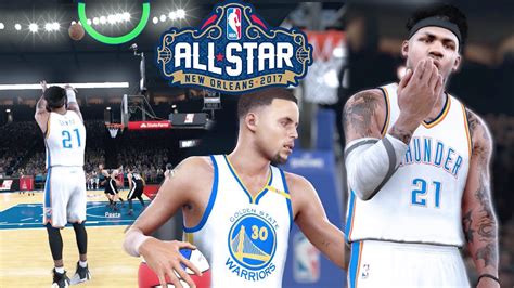 NBA 2k17 MyCAREER All Star 3pt Contest Season 2 Vs Steph Curry Klay