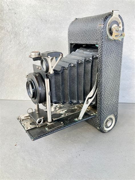 Vintage Folding Film Camera Vintage Ansco No A Folding Etsy