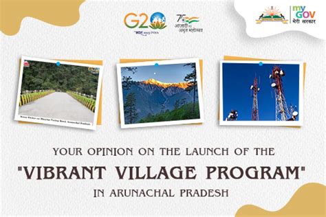 YOUR OPINION ON THE LAUNCH OF THE VIBRANT VILLAGE PROGRAM IN