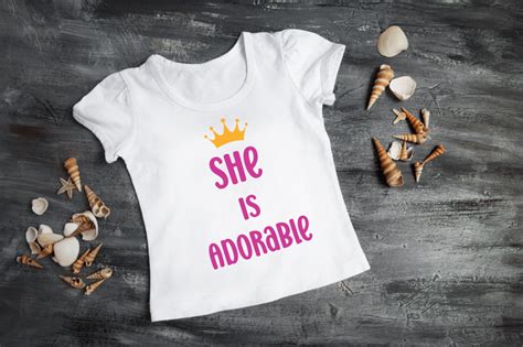 She Is Adorable Svg Vector Graphic By Rumman Sweety · Creative Fabrica