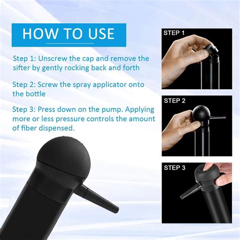 Elaimei Hair Fiber Spray Applicator Hair Fiber Applicator For Thinning