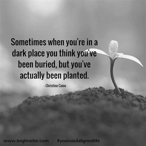 Sometimes When You Re In A Dark Place You Think You Ve Been Buried But